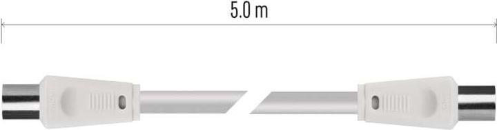 Immagine prodotto Emos Cavo coassiale per antenna, schermato 5m - spina dritta (Cavi antenna)