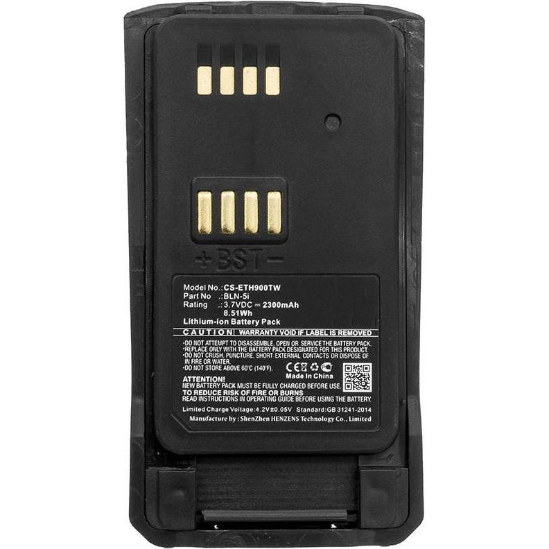 Thumbnail - CoreParts Battery for Two-Way Radio (2300 mAh), Notebook Akku, Schwarz