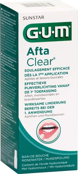 Immagine prodotto GUM SUNSTAR AftaClear Mundspülung (120 ml, Collutorio)