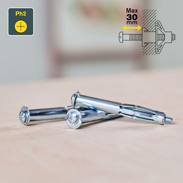 Produktbild NoName Metall-Hohlraumdübel (10 Stk.)