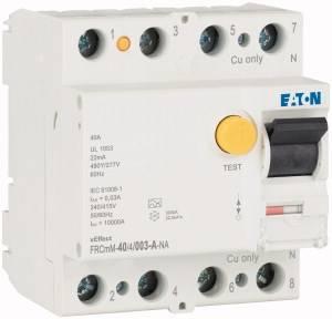 Produktbild Eaton MOE FRCMM-40/4/003-A-NA FI-Schalter, 40A, 4pol, 30mA, Typ A