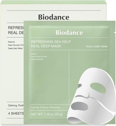 Biodance Refreshing Sea Kelp Real Deep Mask 4 pcs.