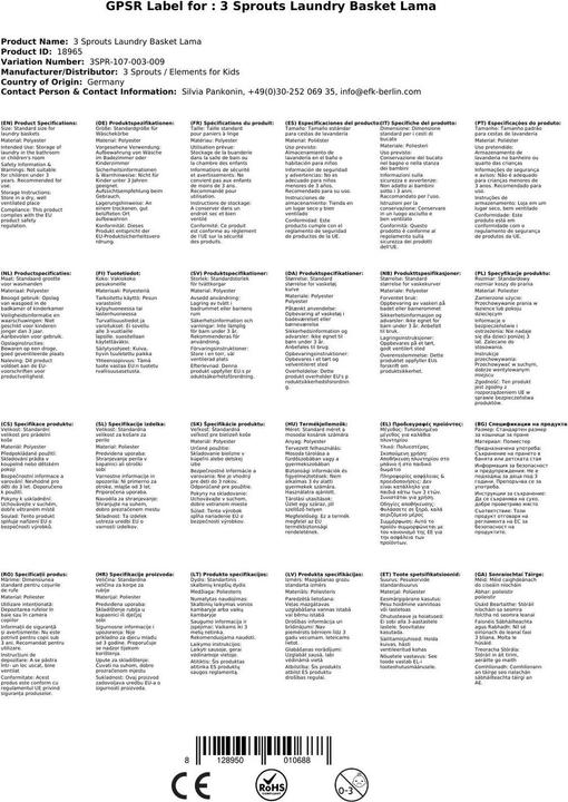 Produktbild 3 Sprouts Lama