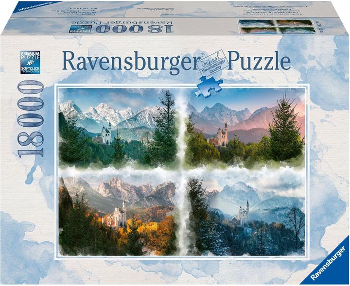 Actual product image Ravensburger Fairytale castle in 4 seasons (18000 pieces)