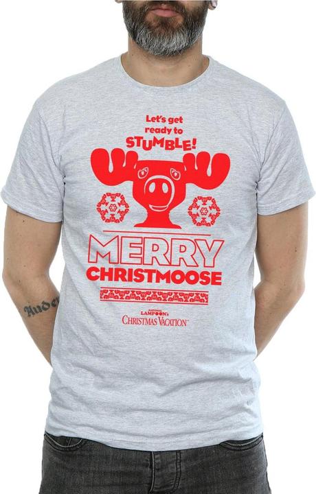 Image du produit National Lampoon´s Vacation National Lampoon's Christmas Vacation - T-shirt MERRY CHRISTMOOSE - Homme (S)