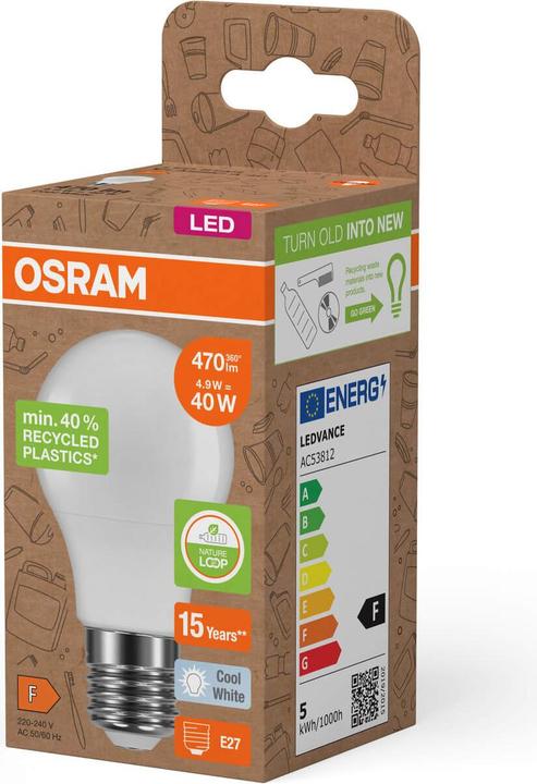 Produktbild Osram LED Pcr Lamps With Classic A (E27, 470 lm, 1 x)