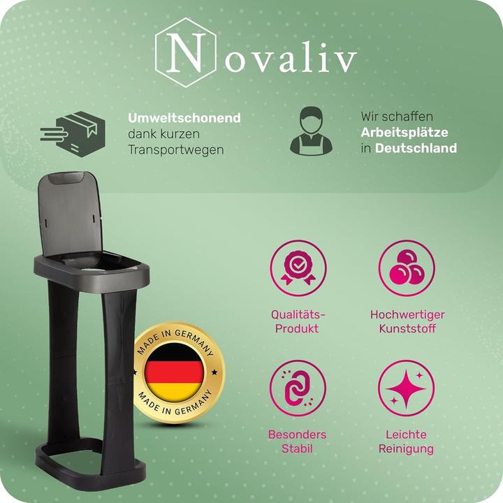 Produktbild Novaliv Müllsackständer mit Deckel (70 l)