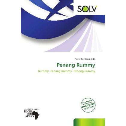 Penang Rummy, Fachbücher von Erwin Dee Kord