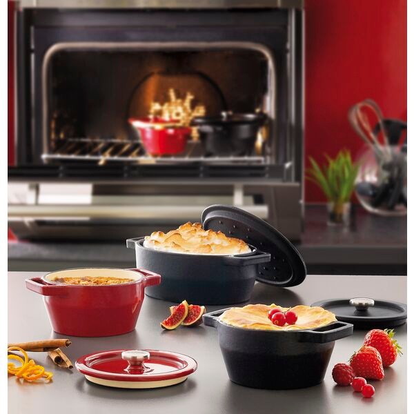 Productafbeelding Pyrex Braadpan - Rood - 28 cm - 6,3 l (Braadpan + kasserol, Gietijzer)