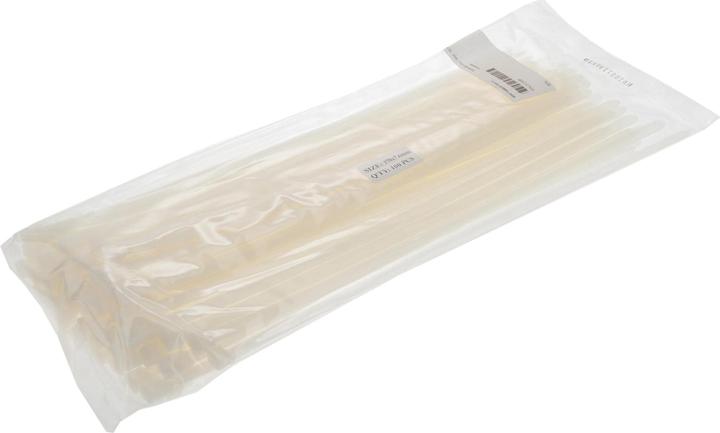 Actual product image VR-Technics Cable tie 370 x 7.6mm, 100 pieces (Plastic cable ties, 370 mm, 100 pcs.)