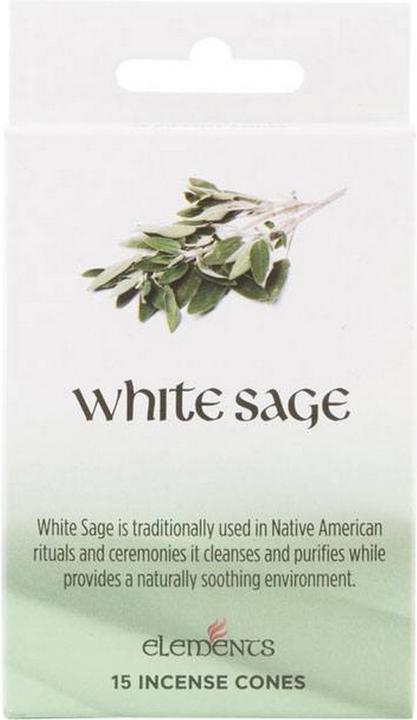 Produktbild Rabe Räucherkegel White Sage (Weisser Salbei) Box mit 12 Packungen