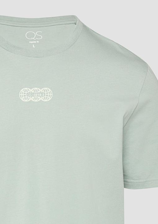 Produktbild s.Oliver T-Shirt Basic Rundhals T-Shirt mit Frontprint (L)