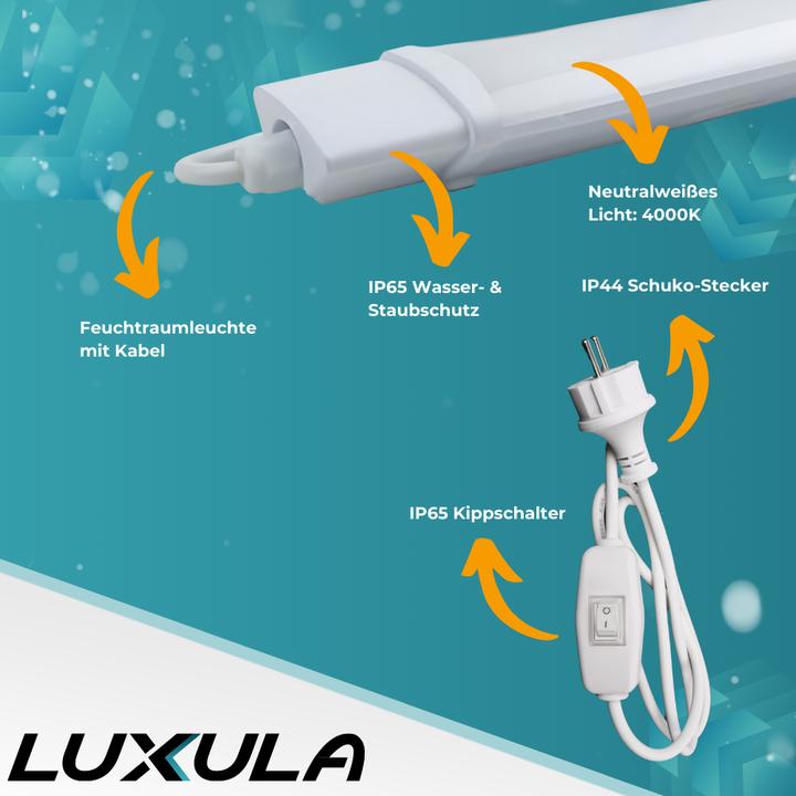 Actual product image Luxula LED Feuchtraumleuchte (2000 lm)