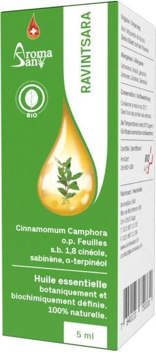 Actual product image AromaSan Ravintsara organic