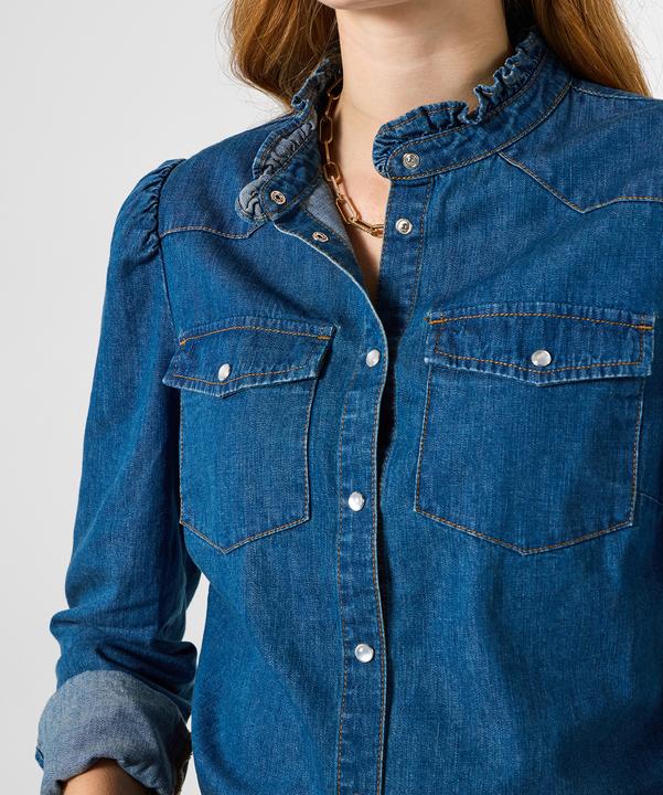 Produktbild Joe Browns Ruffle Collar Denim Blouse (44)
