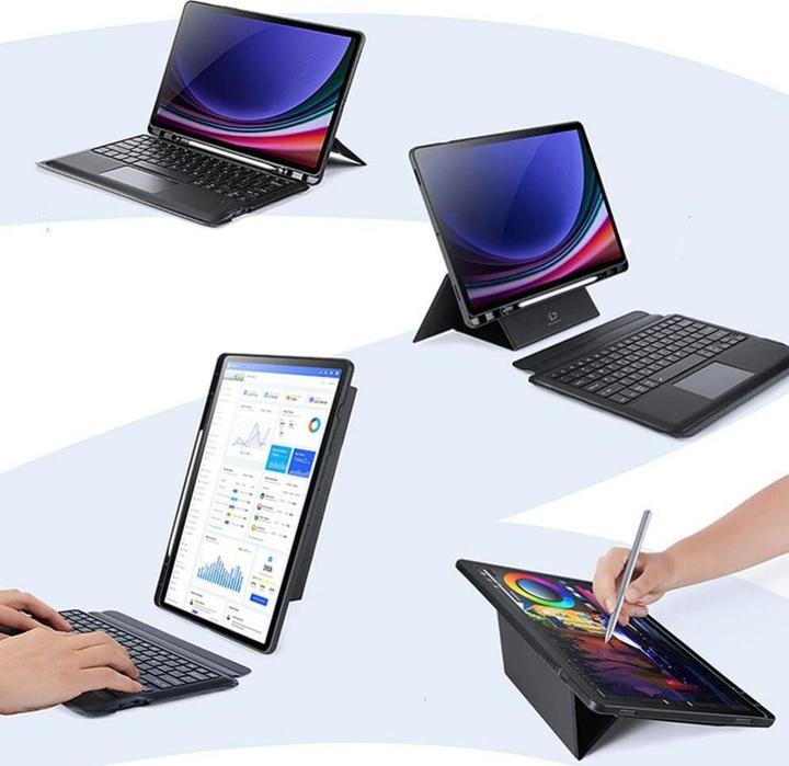 Actual product image Dux Ducis DK Series Keyboard Case (US, Galaxy Tab S9+, Galaxy Tab S10+, Galaxy Tab S9 FE+)