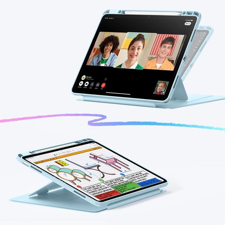 Produktbild ESR - Flip Hybrid - iPad Air 13 (2024) / Air 13 (2025) - Sky Blue (Apple iPad Air 13 2024, Apple iPad Air 13 2025)