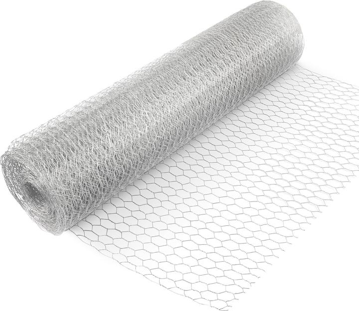 Produktbild Wiltec Volierendraht 25x1m Hasendraht 50mm Maschenweite Sechseckgeflecht Zaun (1 m)