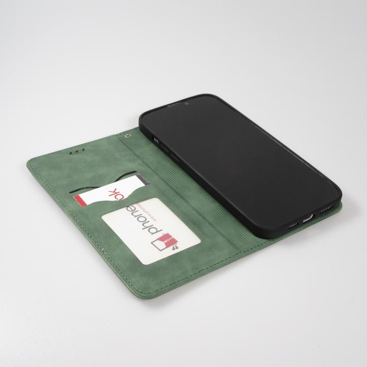 Image du produit PhoneLook Etui cuir Flip Wallet vintage avec fermeture aimantée et compartiment cartes (Apple iPhone 15)