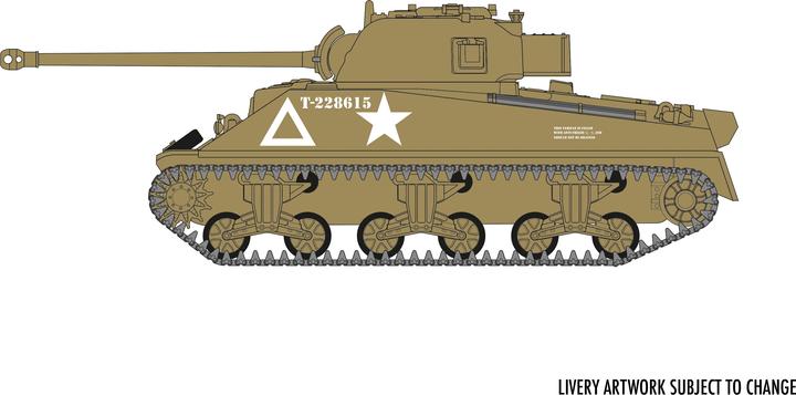 Produktbild Airfix Bausatz Panzer Sherman Firefly Anfänger Set 1:72
