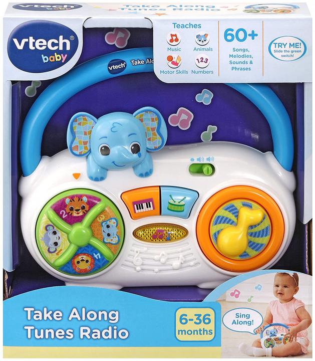 Image du produit VTech 533303 Baby Interactive My First Radio with 60+ Tunes (English Version) 6+ Months (Anglais)