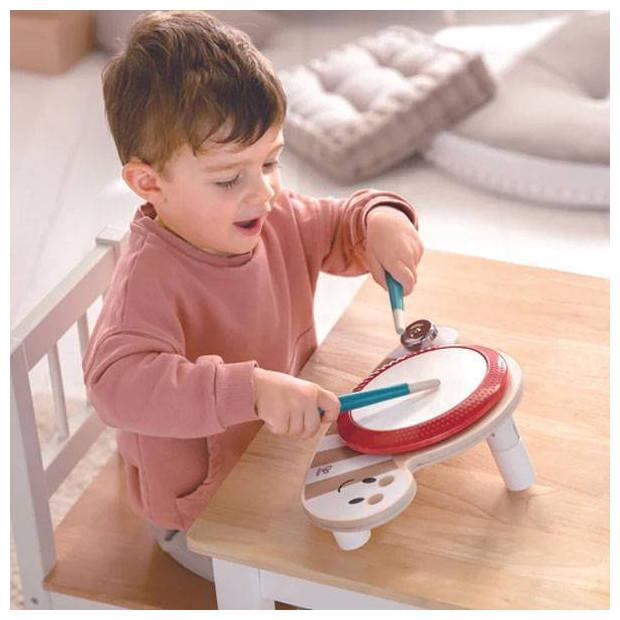 Actual product image Hape Houten Drumtoestel Slak Drum slug Dan