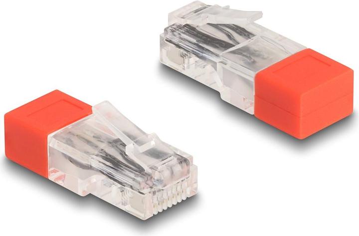 Actual product image Delock RJ45 plug with terminating resistor (CAT6)