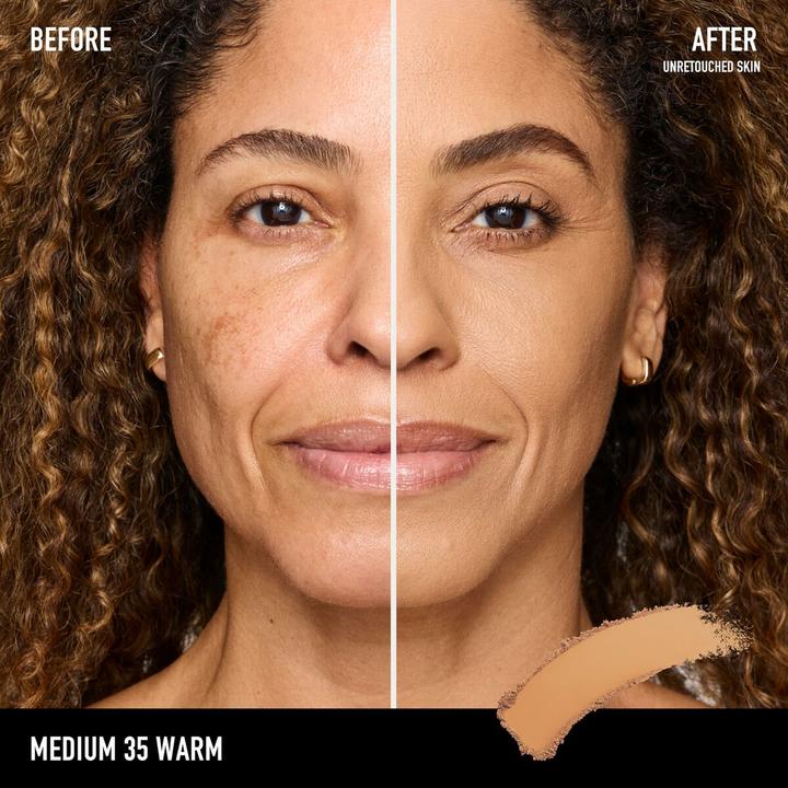 Actual product image Bare Minerals Bareminerals Barepro Skin-Perfecting Powder Foundation Matte Pressed Powder (35-Warm)