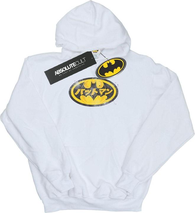 Produktbild Batman Japanisches Logo Gelb Hoodie (L)