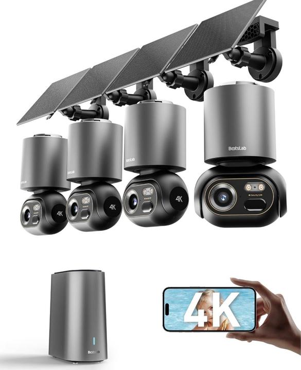 Botslab 4K BATTERIE 4-KAMERA SET (W510) (3840 x 2160 pixels)