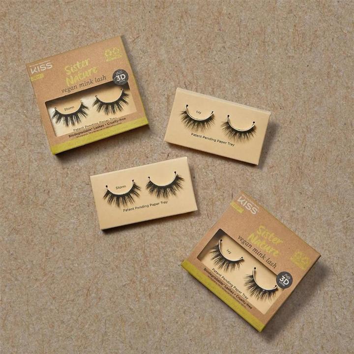 Produktbild KISS Artificial eyelashes Sister Nature Vegan Mink - Storm (Künstliche Wimpern)