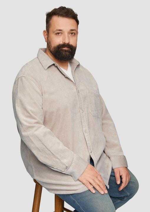 Immagine prodotto s.Oliver Hemd Regular Fit: Cordhemd mit Brusttasche (4XL)