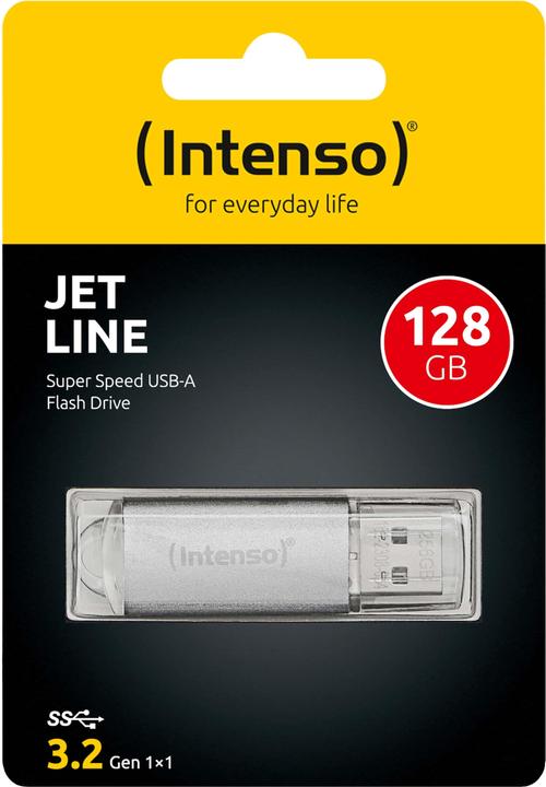 Actual product image Intenso USB flash drive Jet Line, USB-A, 128 GB (128 GB, USB-A)