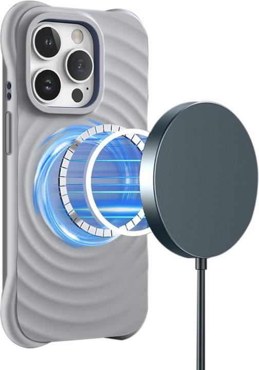 Productafbeelding OEM Circle Mag hoesje voor iPhone 15 Pro 6,1" grijs (Apple iPhone 15 Pro)