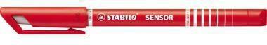 Actual product image STABILO SENSOR F Finliner with spring-loaded sharpener (Red, 1 x)
