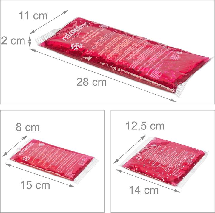 Produktbild Relaxdays 8x Kühlpad (8 x, 1730 g)