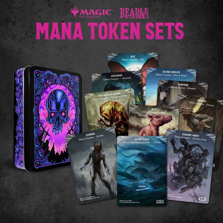 Productafbeelding Beadle & Grimm´s Magic the Gathering dobbelstenen en tokens Black Mana