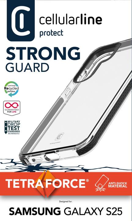 Productafbeelding Cellularline Hard Case Tetra Force Strong Guard (Samsung Galaxy S25)