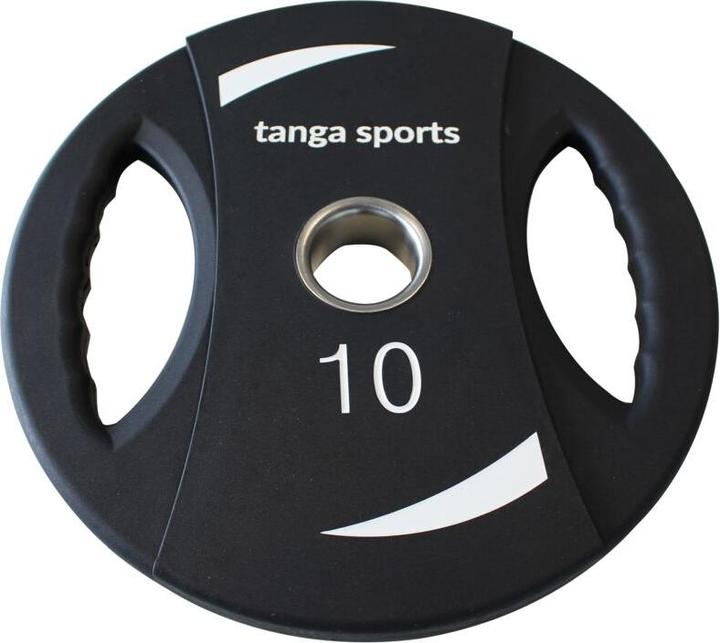 Actual product image Tanga Sports TPU weight plate, 10 kg