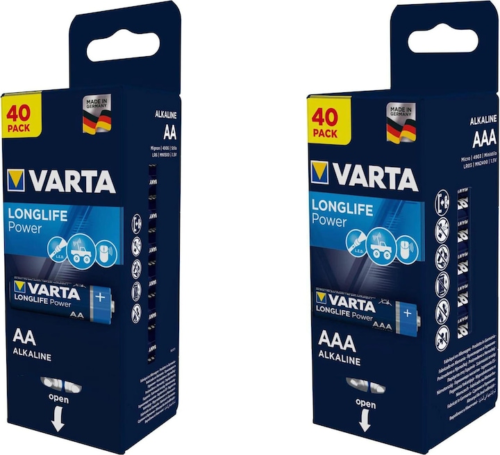 Actual product image Varta Longlife Power Set