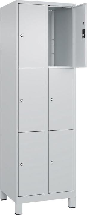 C+P Vestiaire à 3 casiers Classic PLUS (60 cm, 195 cm)