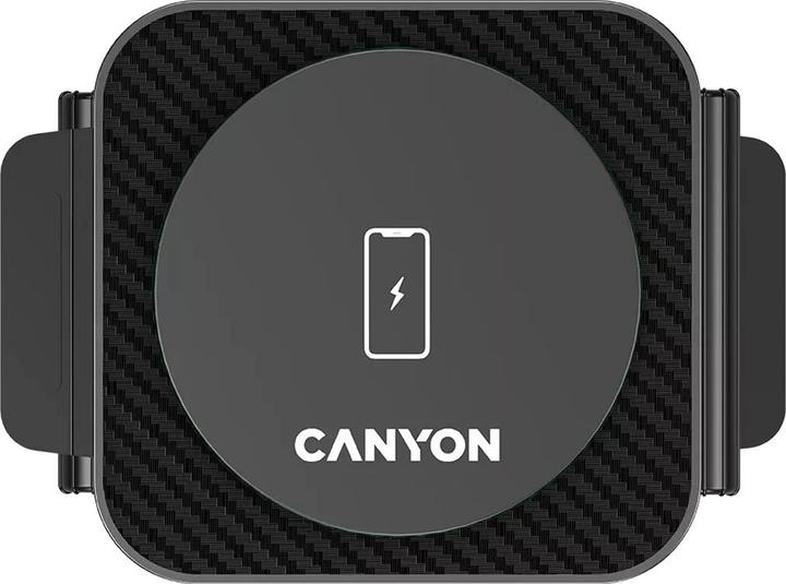 Actual product image Canyon WS-305, 3in1, foldable wireless Qi charging station for 3 devices simultaneously, 15W, black (15 W)