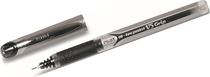 Produktbild Pilot Tintenroller Hi-Tecpoint Grip V5 Strichstärke: 0,3 mm Schreibfarbe: schwarz (Schwarz, 1 x)