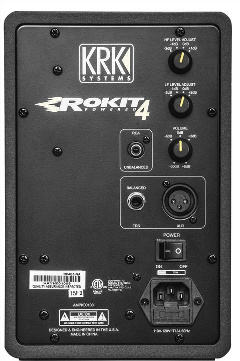 Image du produit KRK Rokit 4 G3 Noir (Actif, 1 pièce, 1x 30 W)