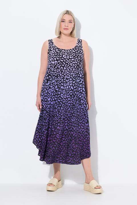 Produktbild Ulla Popken Midikleid, Leo-Farbverlauf, Rundhals, ärmellos (42, 44)