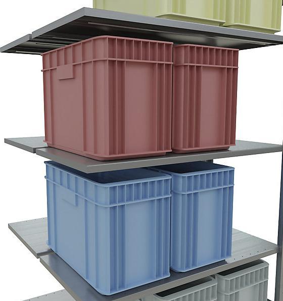 Actual product image eurokraft pro Boltless shelving, double row