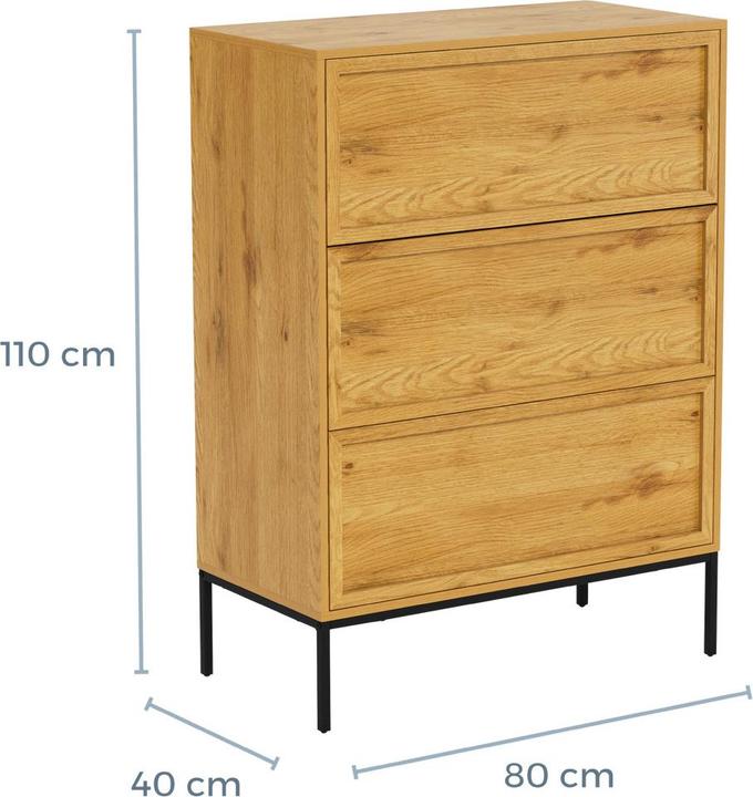 Produktbild AC Design Palmdale (80 x 40 x 110 cm)