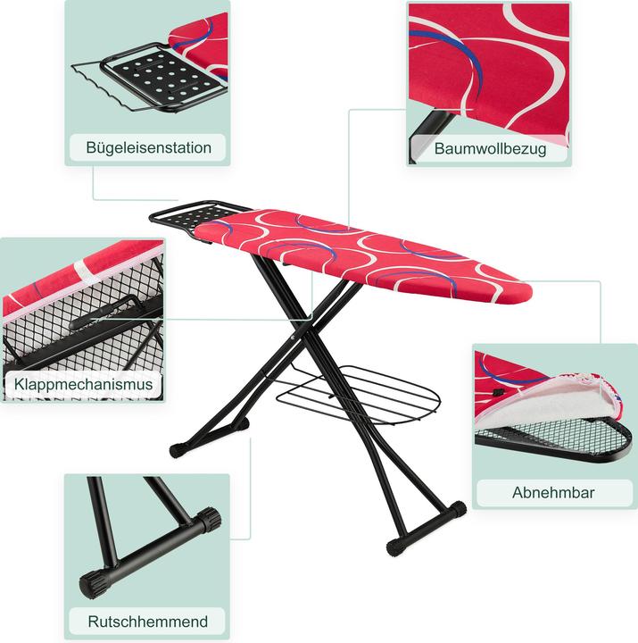 Actual product image Relaxdays Ironing table (110 x 33 cm)