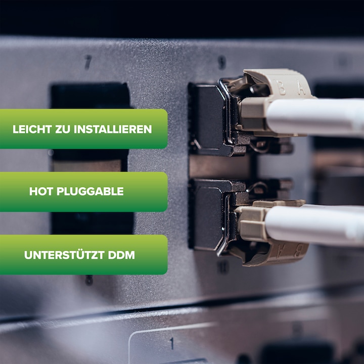 Productafbeelding InLine SFP Module LWL LX 1310nm Singlemode met LC Contactdozen