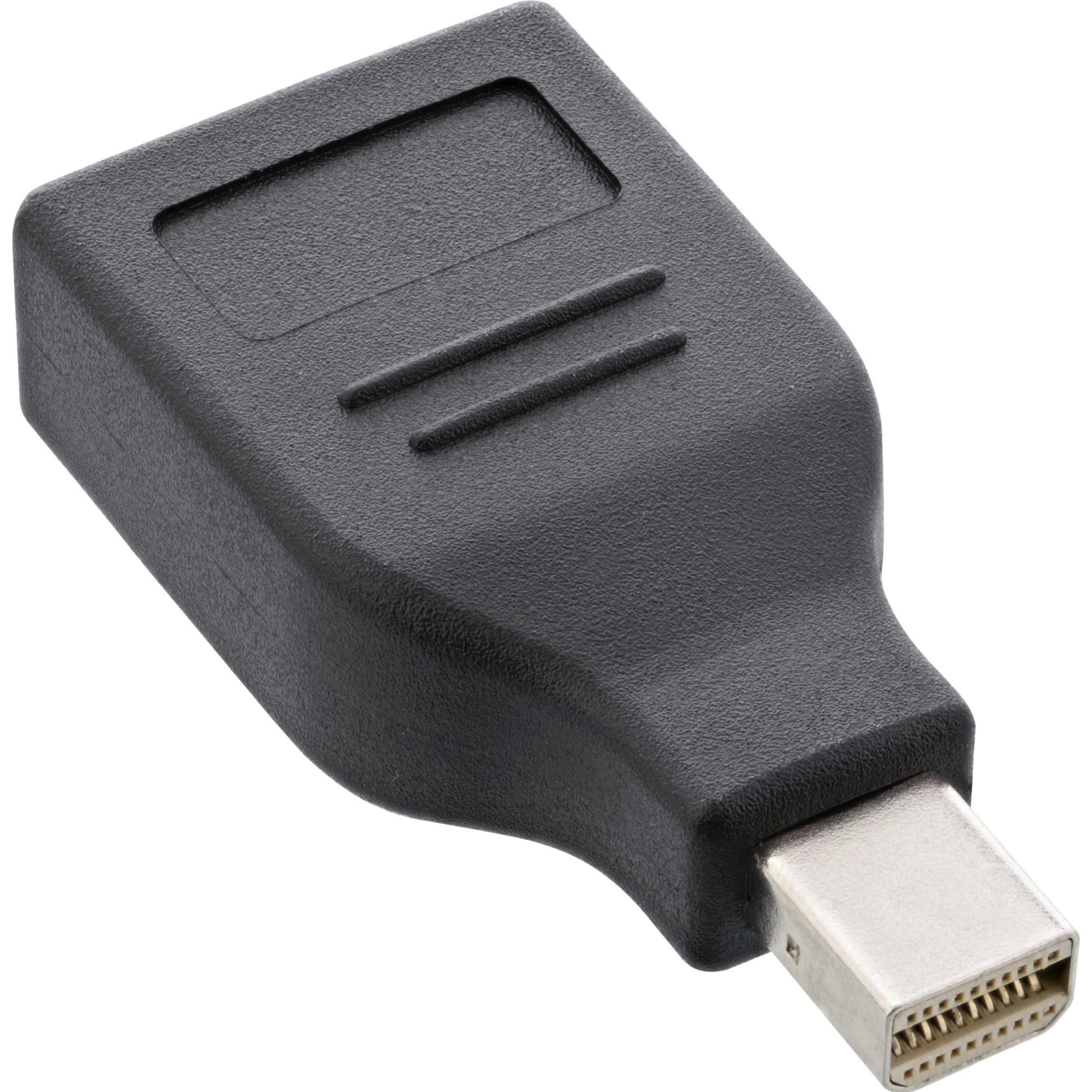 Thumbnail - InLine DisplayPort Konverter (HDMI, 12 cm), Data + Video Adapter, Schwarz